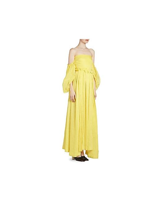 Loewe Off-The-Shoulder Ball Gown 36 4
