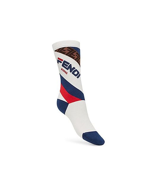 Fendi Mania Logo Socks