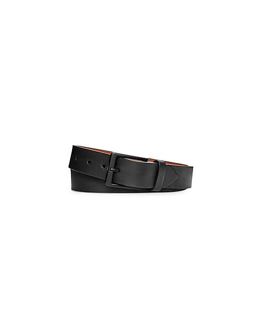 Shinola Square Buckle Leather Belt
