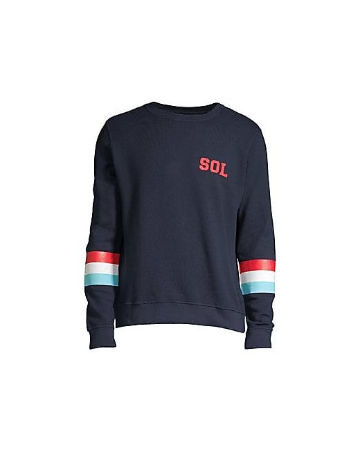 Sol Angeles Stripe Cotton Sweatshirt