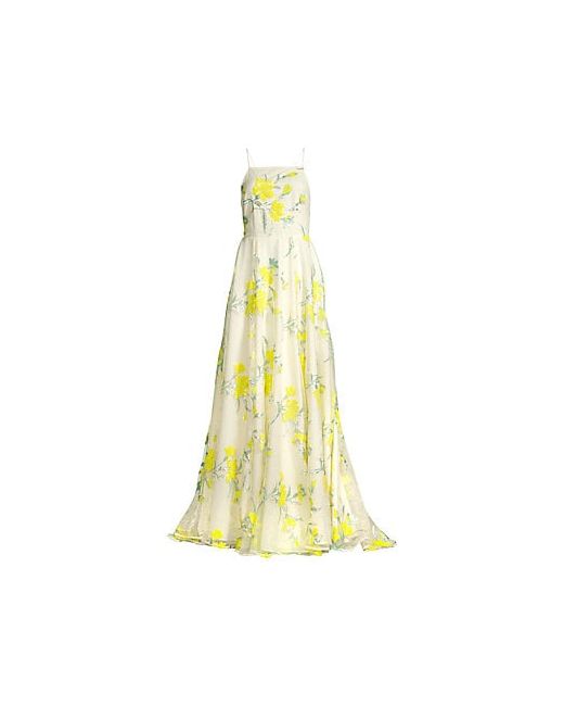 Mestiza New York Cecilia Sequined Floral Ball Gown