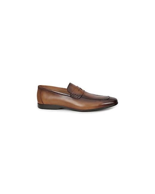 Bruno Magli Margot Burnished Calf Penny Loafers