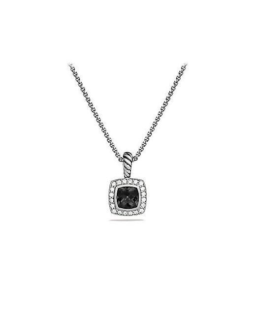 David Yurman Petite Albion Pendant Necklace with Diamonds