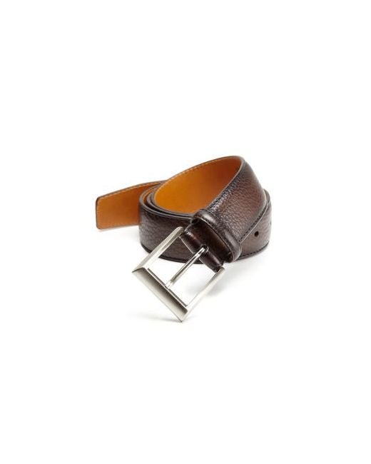 Saks Fifth Avenue Collection by Magnanni Pebbled Leather Belt