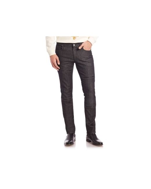 Versace Collection Zippered Slim-Fit Jeans