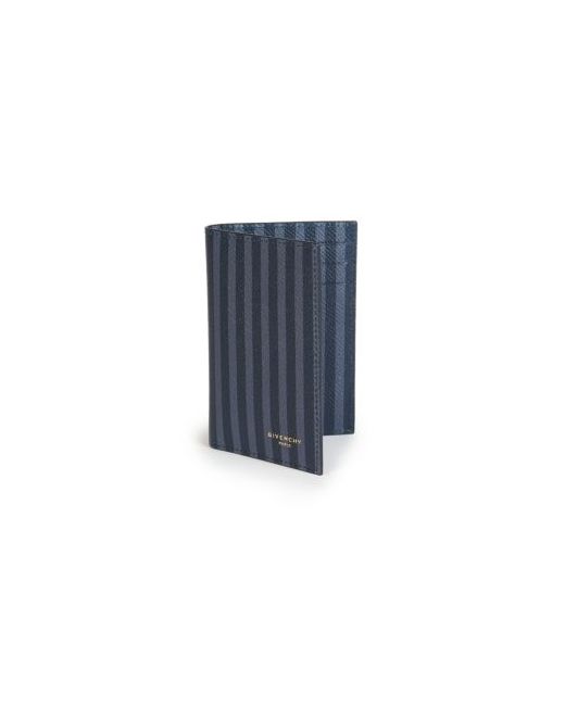 Givenchy Striped Leather Bifold Card Case