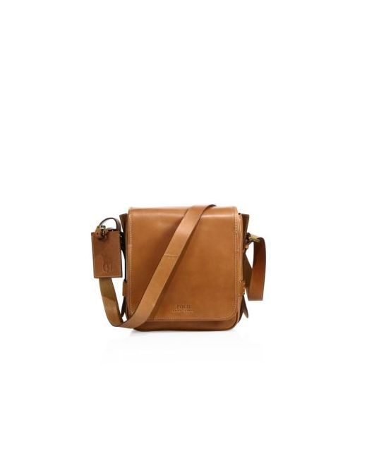 Polo Ralph Lauren Compact Leather Messenger Bag