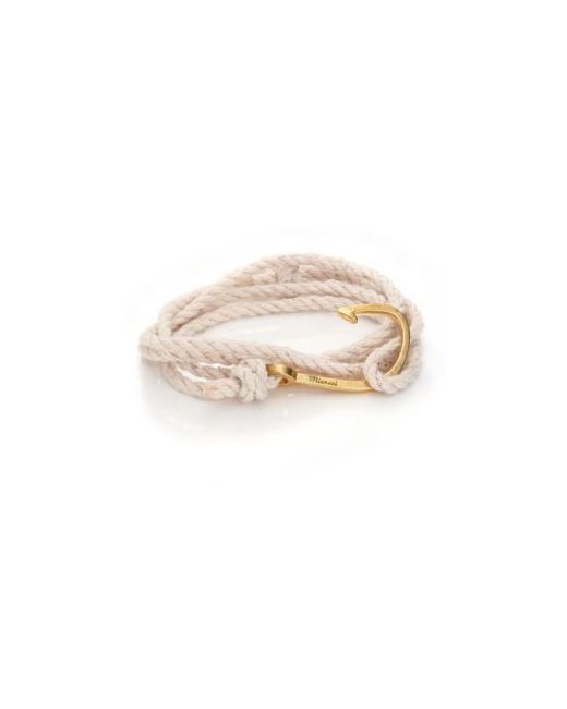 Miansai Brass Hook Rope Bracelet