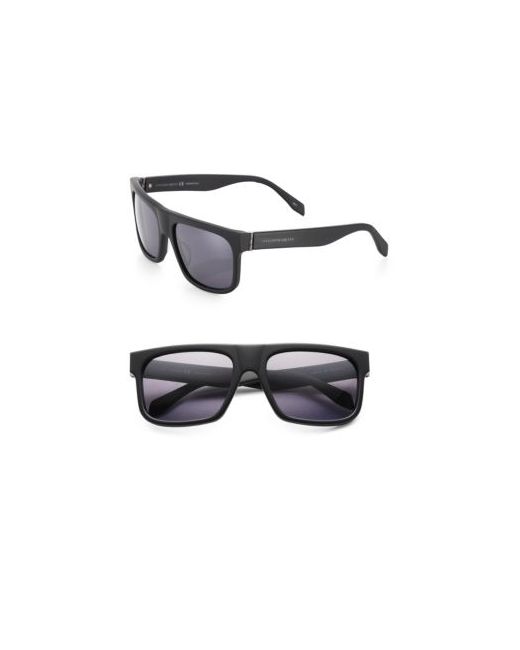 Alexander McQueen 56MM Sporty Square Sunglasses