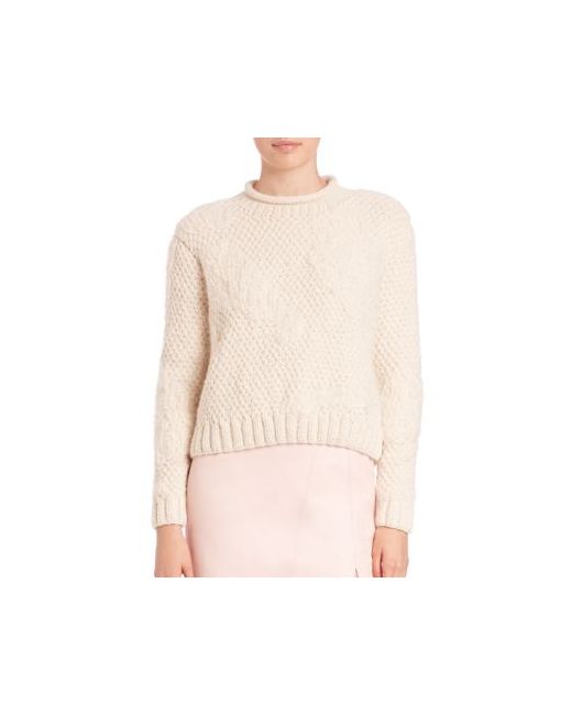 Tanya Taylor Isaac Oversized Alpaca-Blend Sweater