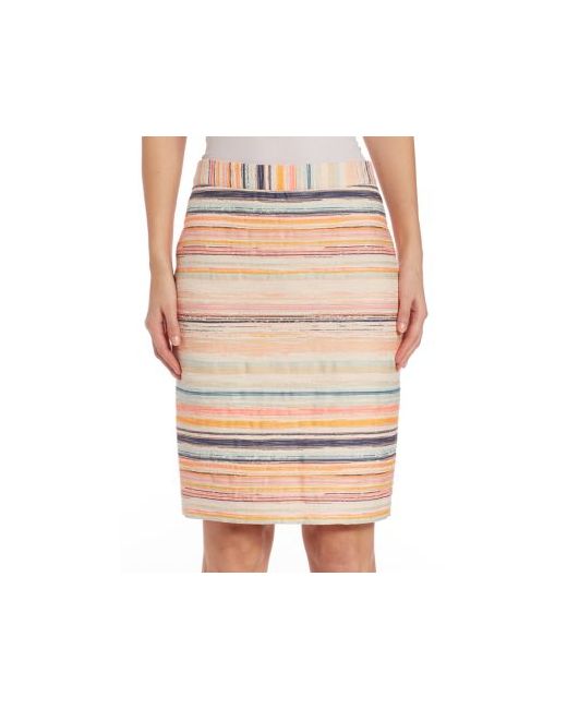 Trina Turk Striped Jacquard Pencil Skirt