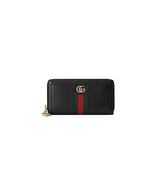 Gucci Ophidia Leather Zip-Around Wallet