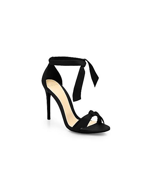 Alexandre Birman Clarita Leather Ankle-Tie Sandals