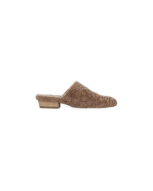 Vince Gaia Shearling Leather Mules