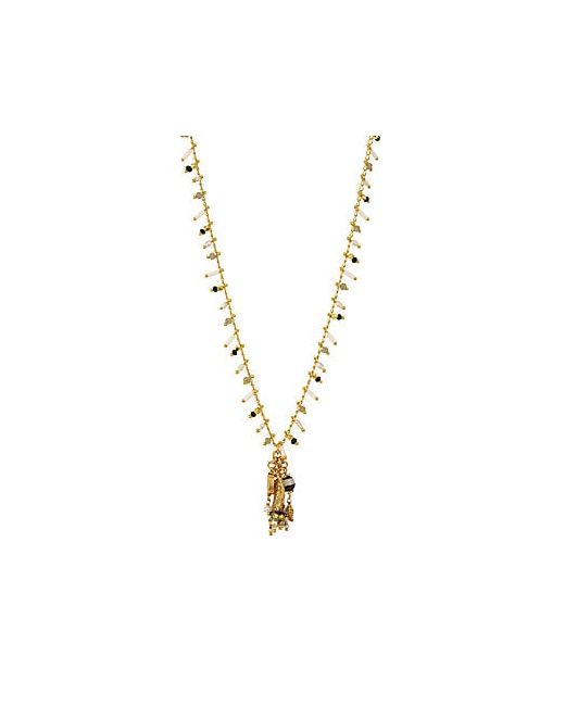 Gas Bijoux Gipsette 24 Goldplated Glass Bead Necklace