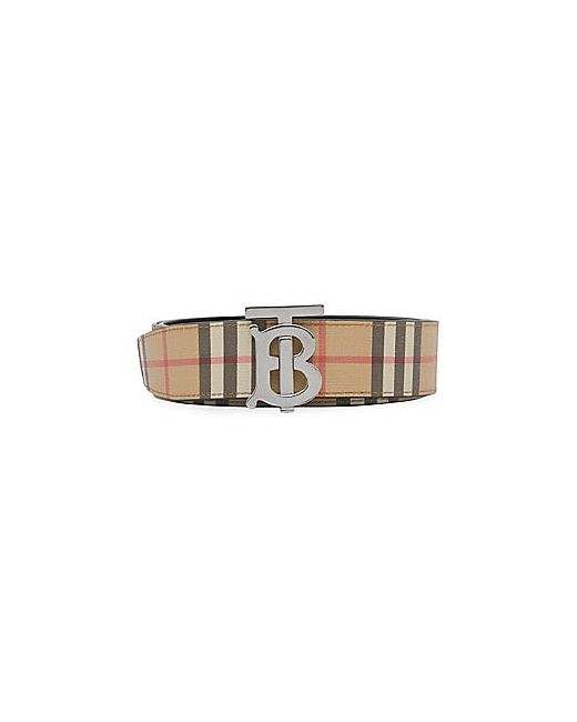 Burberry TB Reversible Leather Vintage Check Belt Archive
