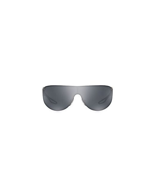 Prada Active 140MM Mirrored Shield Sunglasses