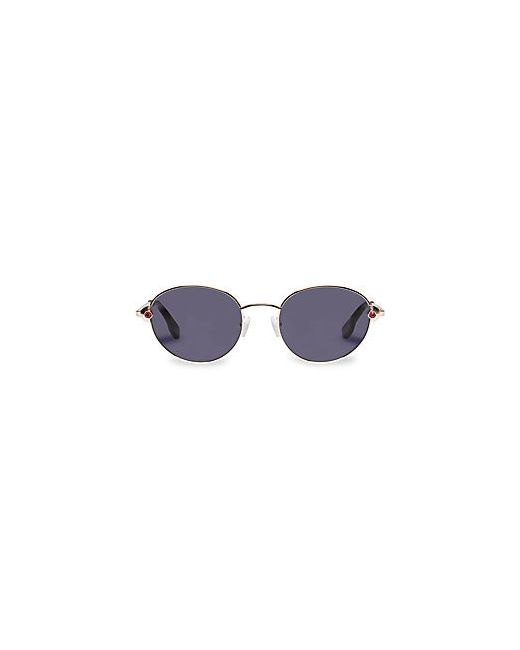Le Specs Luxe Vamp 53MM Round Sunglasses