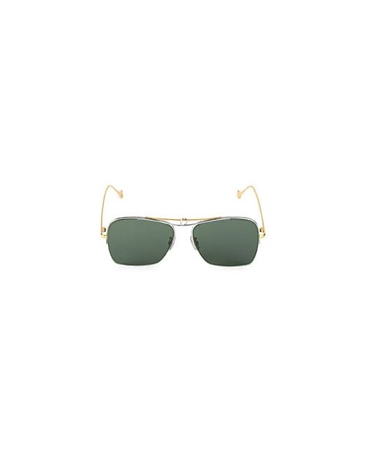 Loewe LW40024U 56MM Browline Square Sunglasses