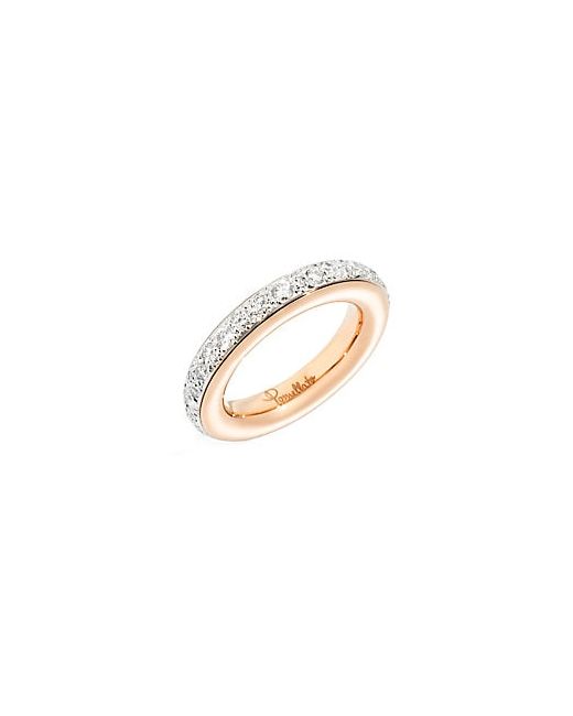 Pomellato Iconica 18K White Diamond Ring