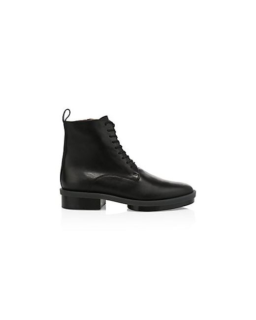 Clergerie Radio Lace-Up Leather Combat Boots