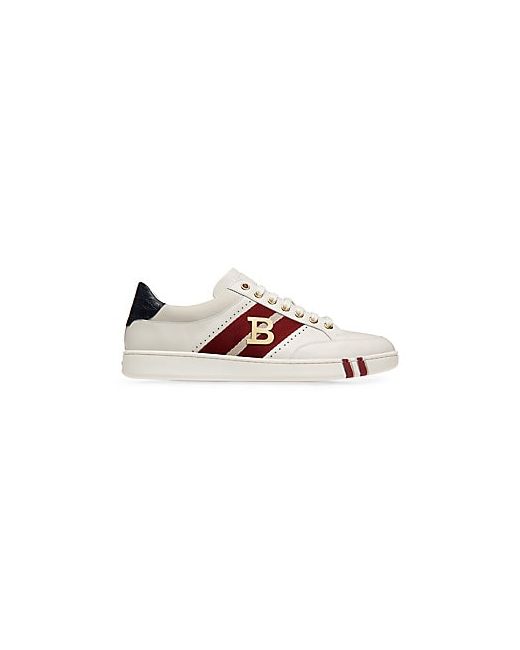 Bally Wilsy Embellished Leather Sneakers