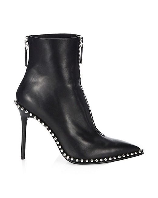 Alexander Wang Eri Studded Leather Ankle Boots