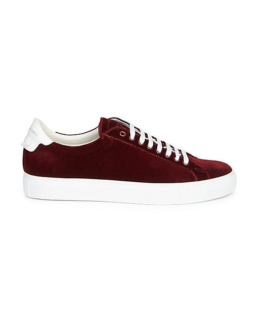 Givenchy Urban Street Velvet Low-Top Sneakers