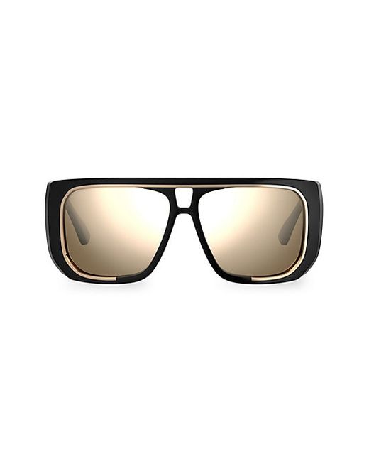 Moschino 58MM Oversized Metal Square Sunglasses