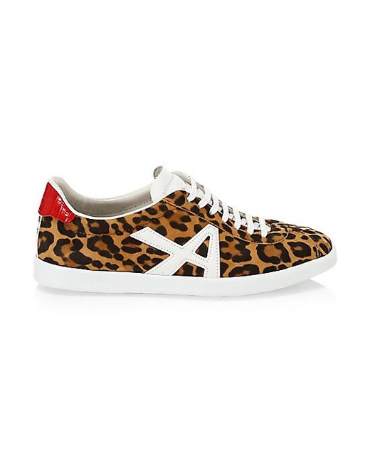 Aquazzura The A Leopard Print Sneakers 40 10
