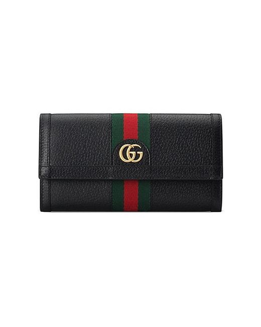Gucci Ophidia Leather Continental Wallet