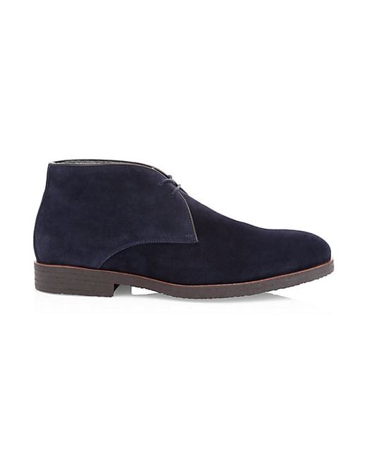 To Boot New York Burnett Cashmere Lined Suede Chukka Boots