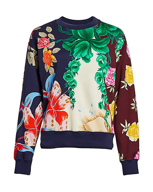 Etro Floral Cotton Sweatshirt 48 12