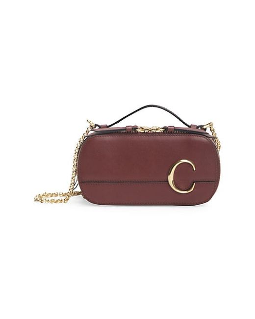 Chloé C Leather Compact Bag