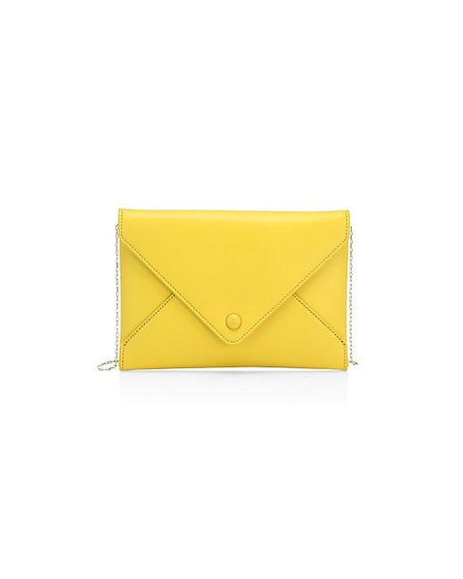 The Row Leather Envelope Clutch