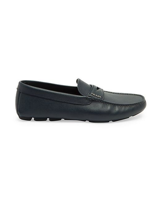 Prada Leather Penny Driving Loafers 9