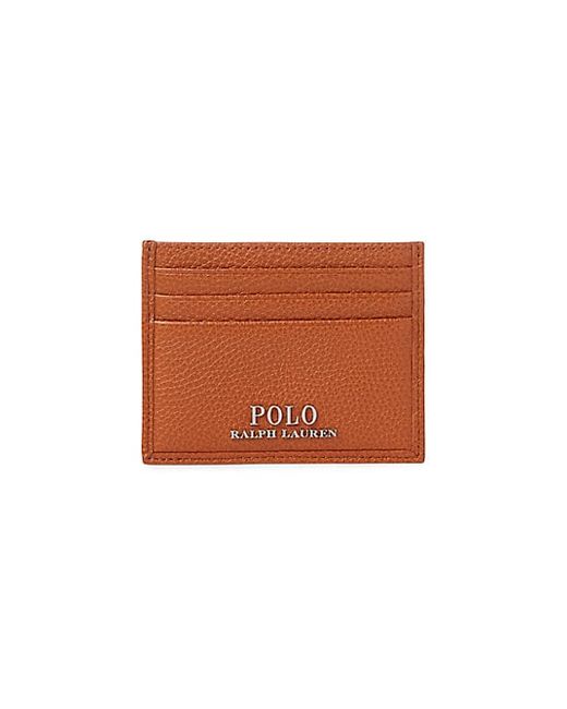 Polo Ralph Lauren Signature Pebble Leather Card Case