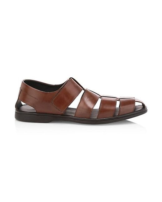 To Boot New York Santorini Leather Fisherman Sandals Diver