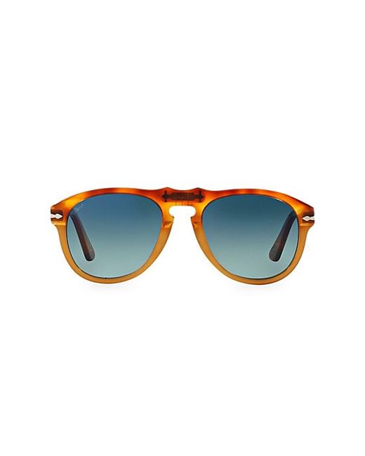 Persol 52MM Aviator Tortoise Sunglasses
