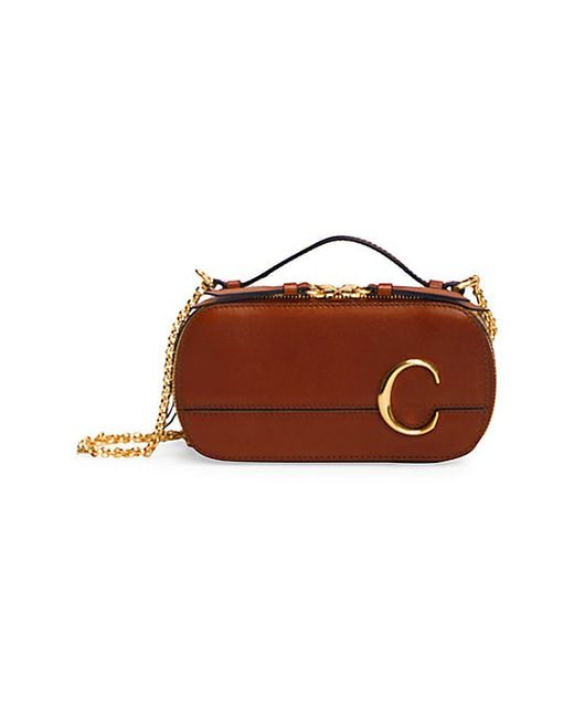 Chloé C Leather Crossbody Bag
