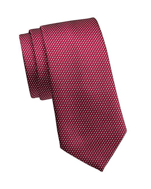 Giorgio Armani Micro Dot Silk Tie