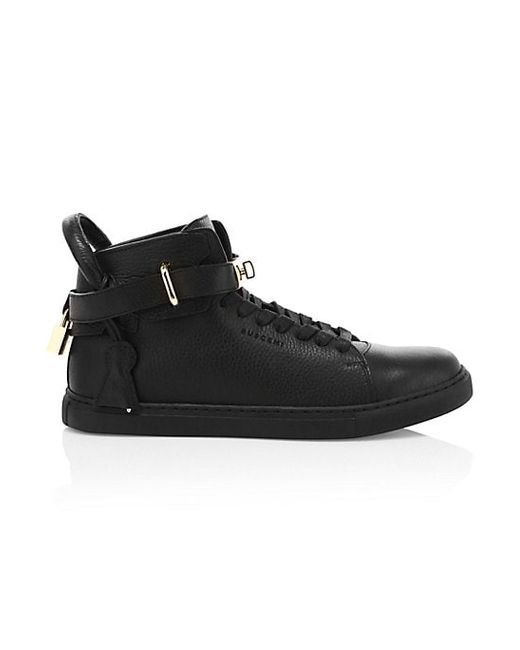 Buscemi Alce Leather High-Top Sneakers 43
