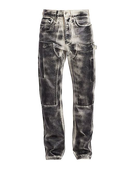 Helmut Lang Utility Washed Bootcut Jeans