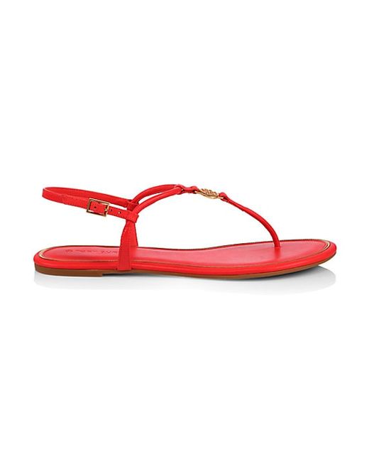 Tory Burch Emmy Leather Thong Sandals
