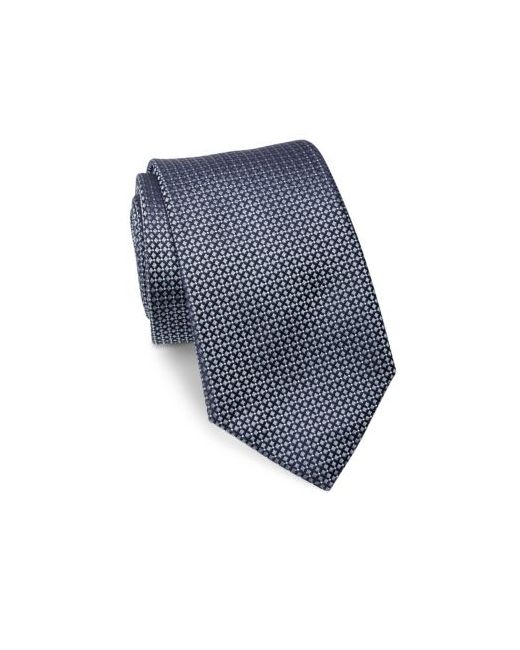 Ralph Lauren Diamond-Patterned Woven Silk Tie