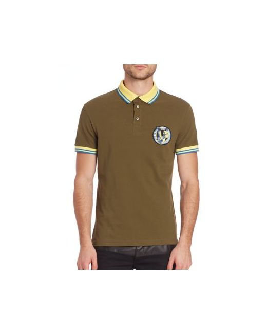 Versace Jeans Logo Embroidered Polo