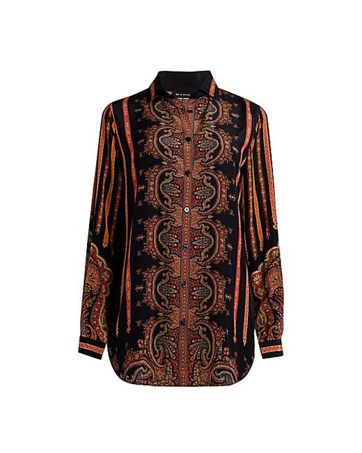 Etro Relaxed Silk Blouse 50 14