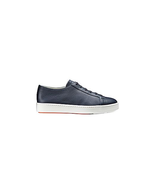 Santoni Lace-Up Leather Sport Sneakers