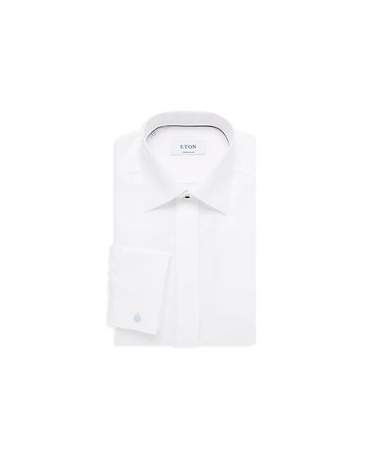 Eton Contemporary-Fit Dobby Fly-Front Evening Shirt