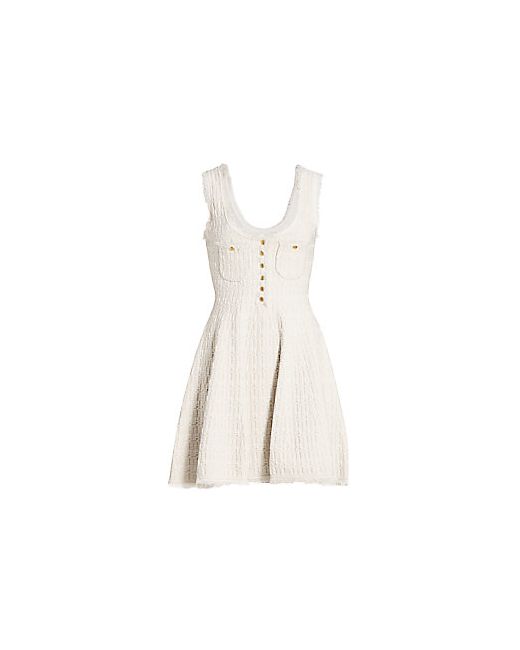 Ronny Kobo Gali Tweed Sleeveless A-Line Dress